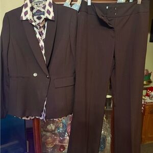 ANTONIO MELANI women’s Dark Eggplant Suit Set